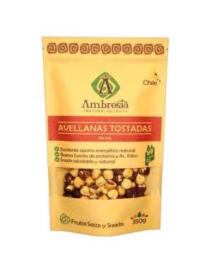 Avellana tostada 350 gramos Marca Ambrosia