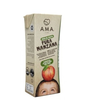 Jugo manzana organico 200 cc  Marca Ama
