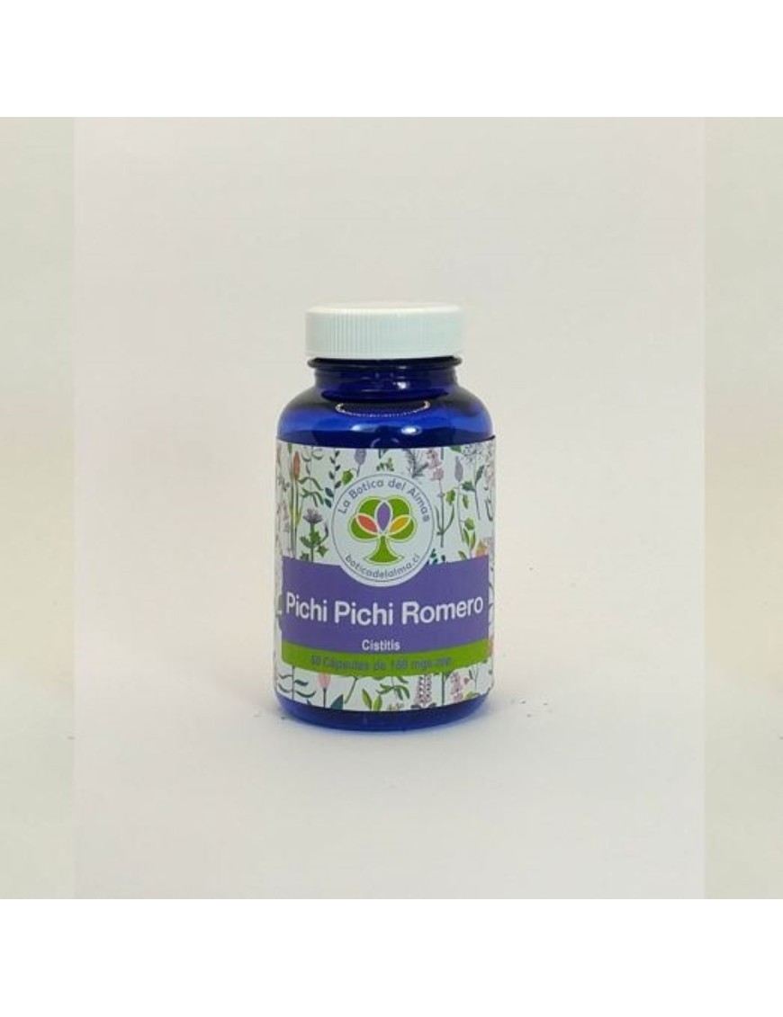 Pichi romero capsulas medicinales 60 unidades de 180 miligramos Marca La Botica del Alma