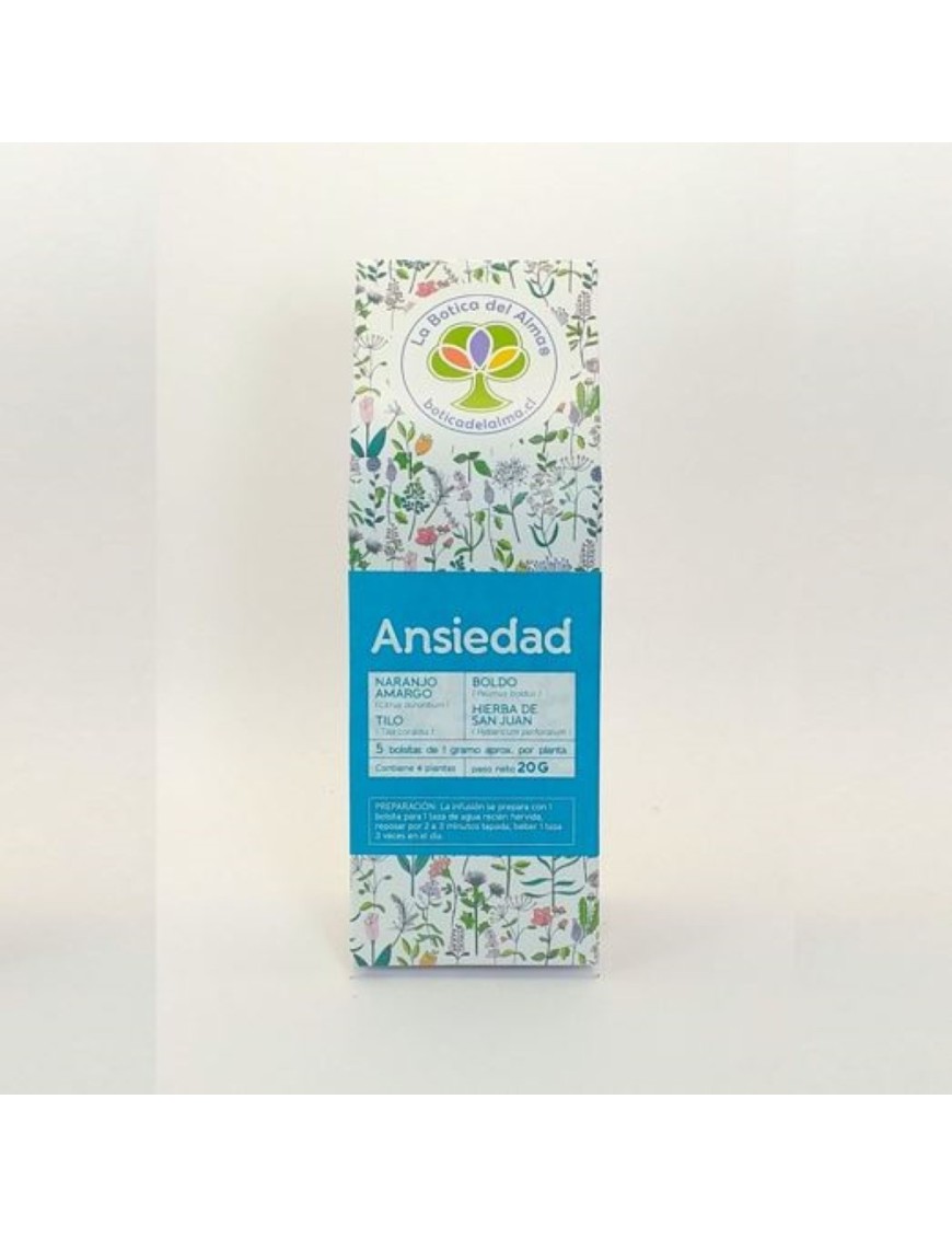 Mix ansiedad infusion medicinal 20 gramos Marca La Botica del Alma