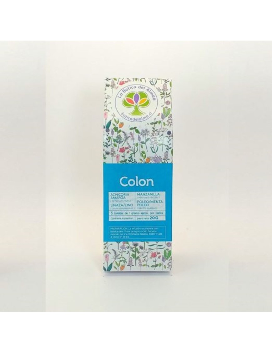 Mix colon infusion medicinal 20 gramos Marca La Botica del Alma