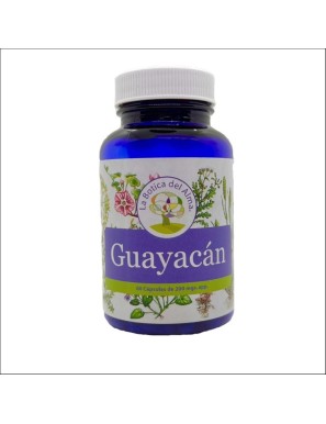 Guayacan capsulas medicinales 60 unidades de 200 miligramos Marca La Botica del Alma