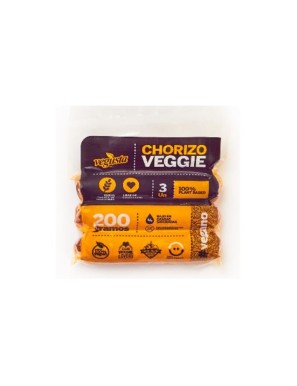 Chorizo veggie 200 gramos Marca Vegusta
