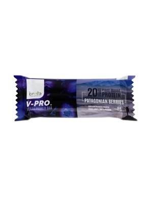 Barra de proteina vegetal vpro patagonian berries 12 unidades de 65 gramos Marca Brota
