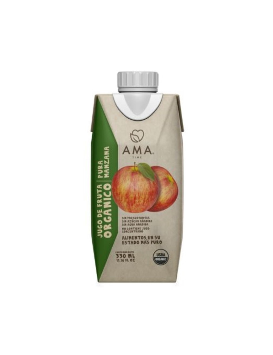 Jugo manzana organico 330 cc Marca Ama