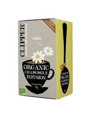 Infusion manzanilla organica 20 sobres Marca Clipper