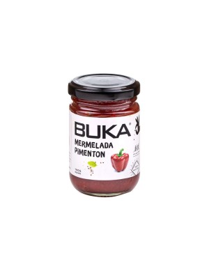 Mermelada de pimenton 160 gramos Marca Buka