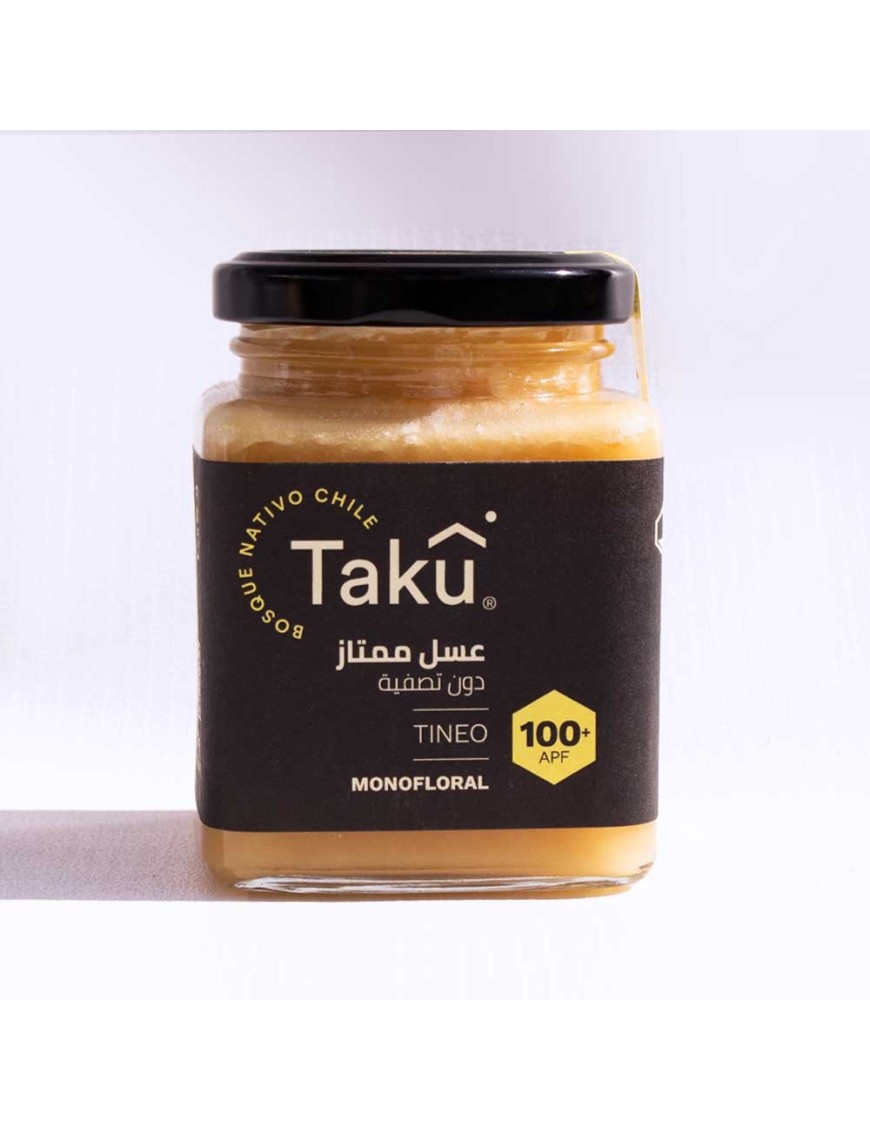 Miel de tineo batida 325 gramos Marca Taku