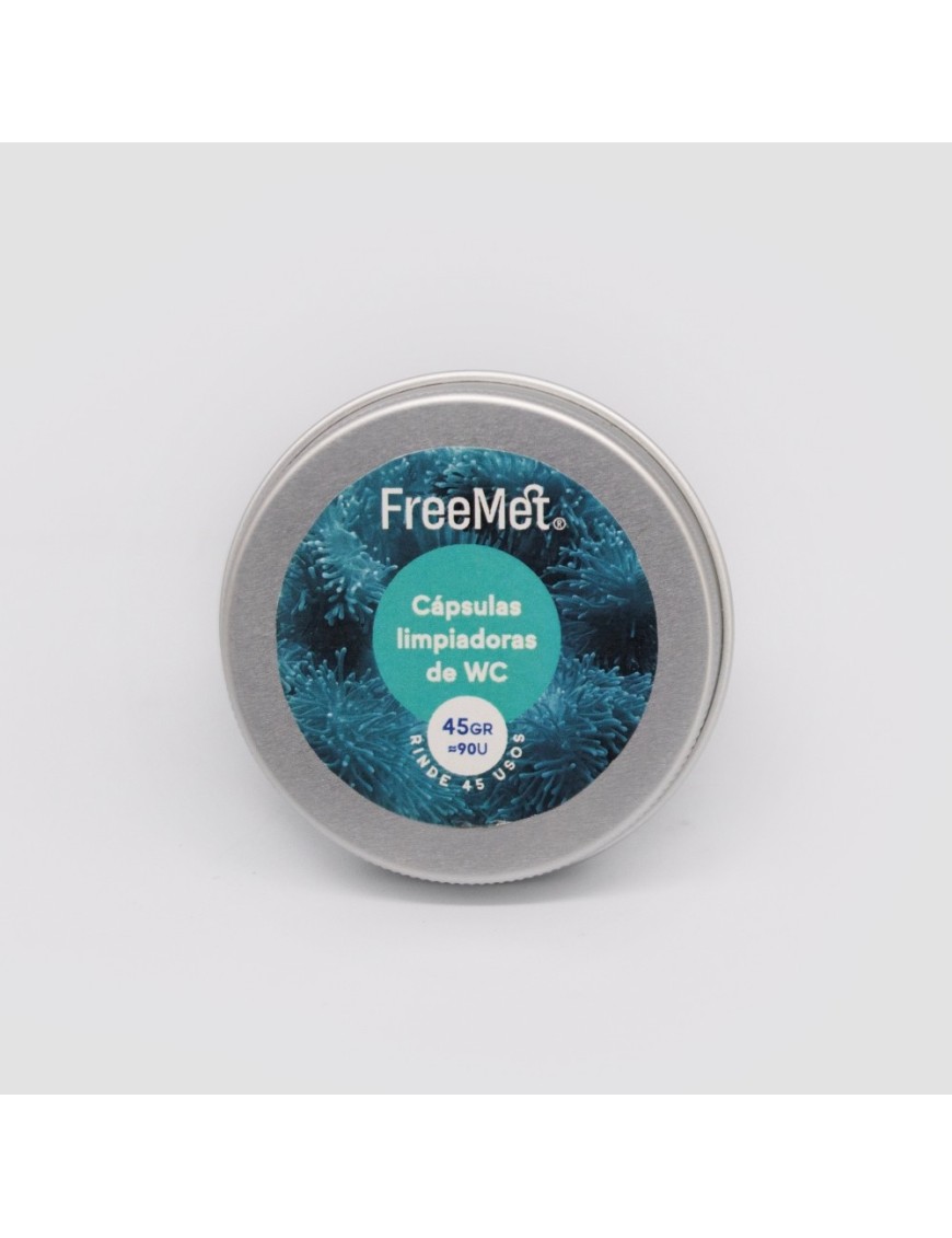 Capsulas limpiadoras de wc 45 gramos Marca Freemet