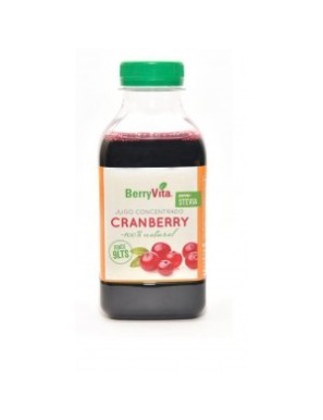 Jugo concentrado cranberry stevia 450cc Marca Berryvita