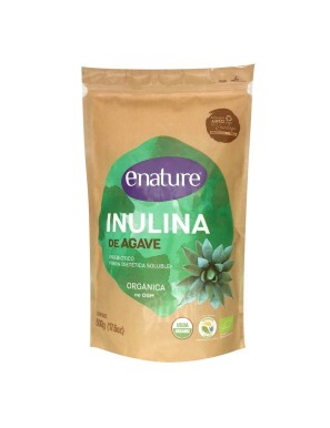 Agave pure inulin organic 500 gramos Marca Enature