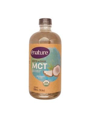 Aceite de coco mct 500 cc Marca Enature