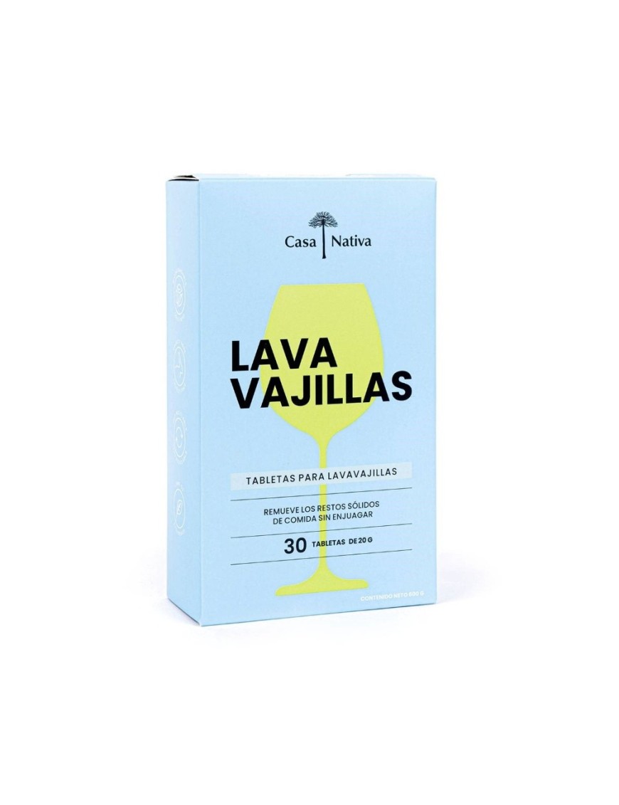Tabletas lavavajillas 30 unidades Marca Casa Nativa
