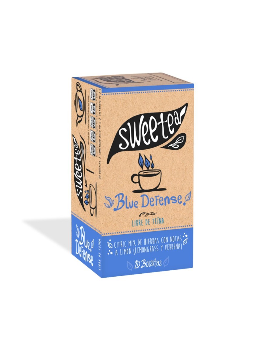 Te blue defense con stevia 20 sobres Marca Sweetea
