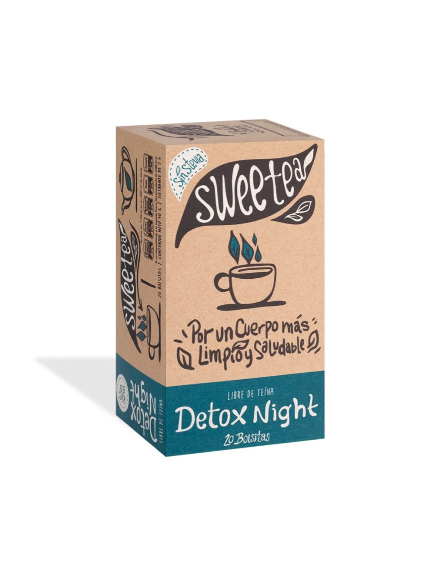 Herbal mix 2 (ex) te detox night sin stevia 20 sobres Marca Sweetea