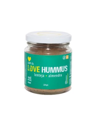 Love hummus lenteja almendra 220 gramos Marca Loveco