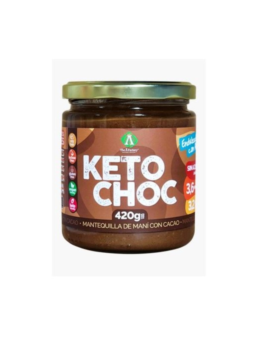 Mantequilla de mani keto 420 gramos Marca Ambrosia