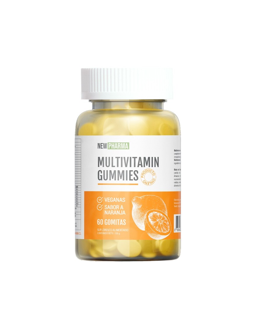 Multivitaminico 60 gomitas 150 gramos Marca Newpharma