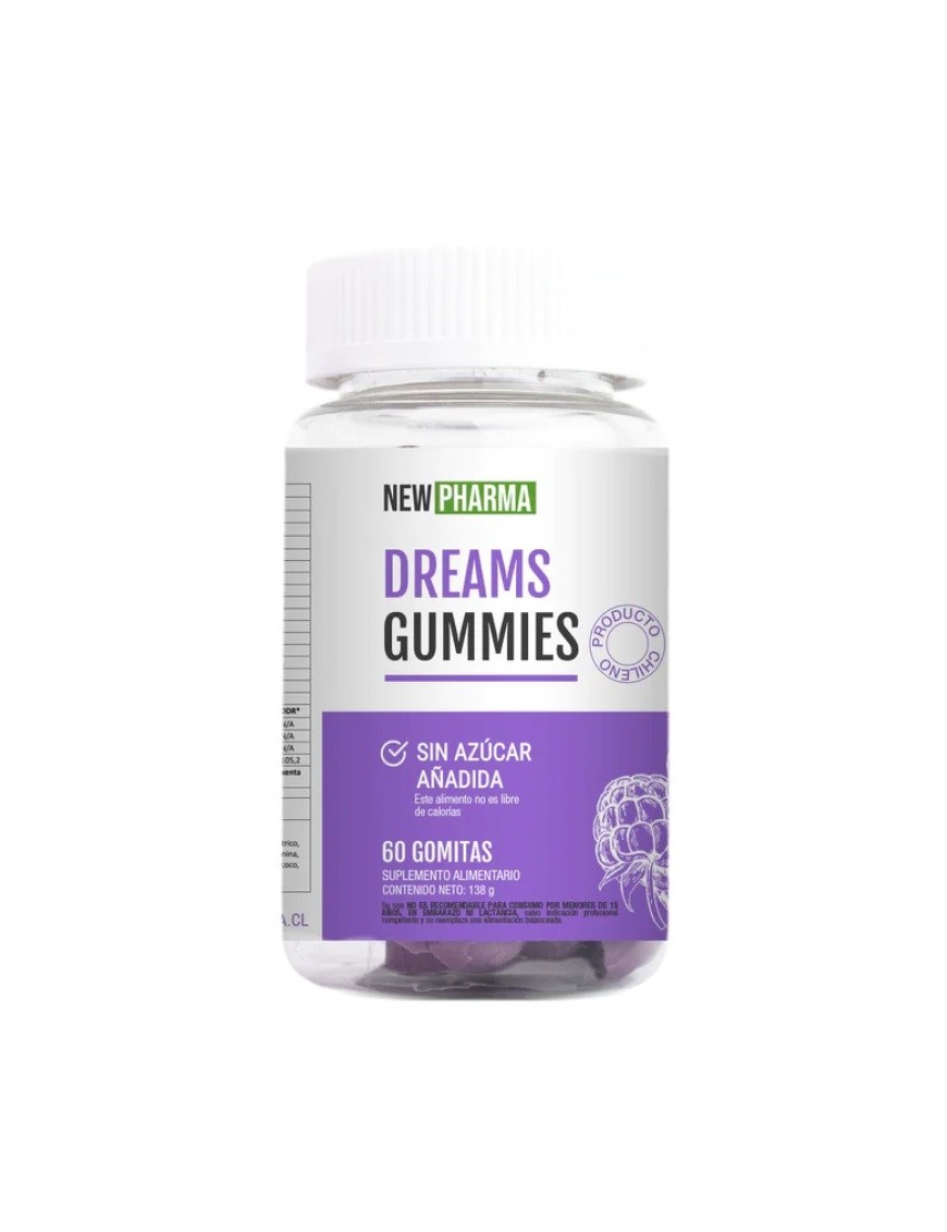 Dreams 60 gomitas 150 gramos Marca Newpharma
