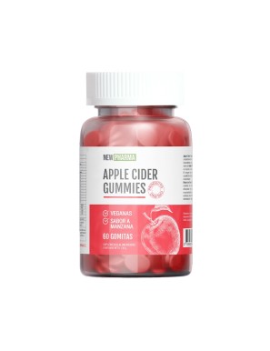 Vinagre sidra de manzana 60 gomitas 150 gramos Marca Newpharma
