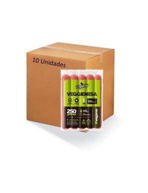 Caja Veggienesa 10 unidades 250 gramos Marca Vegusta