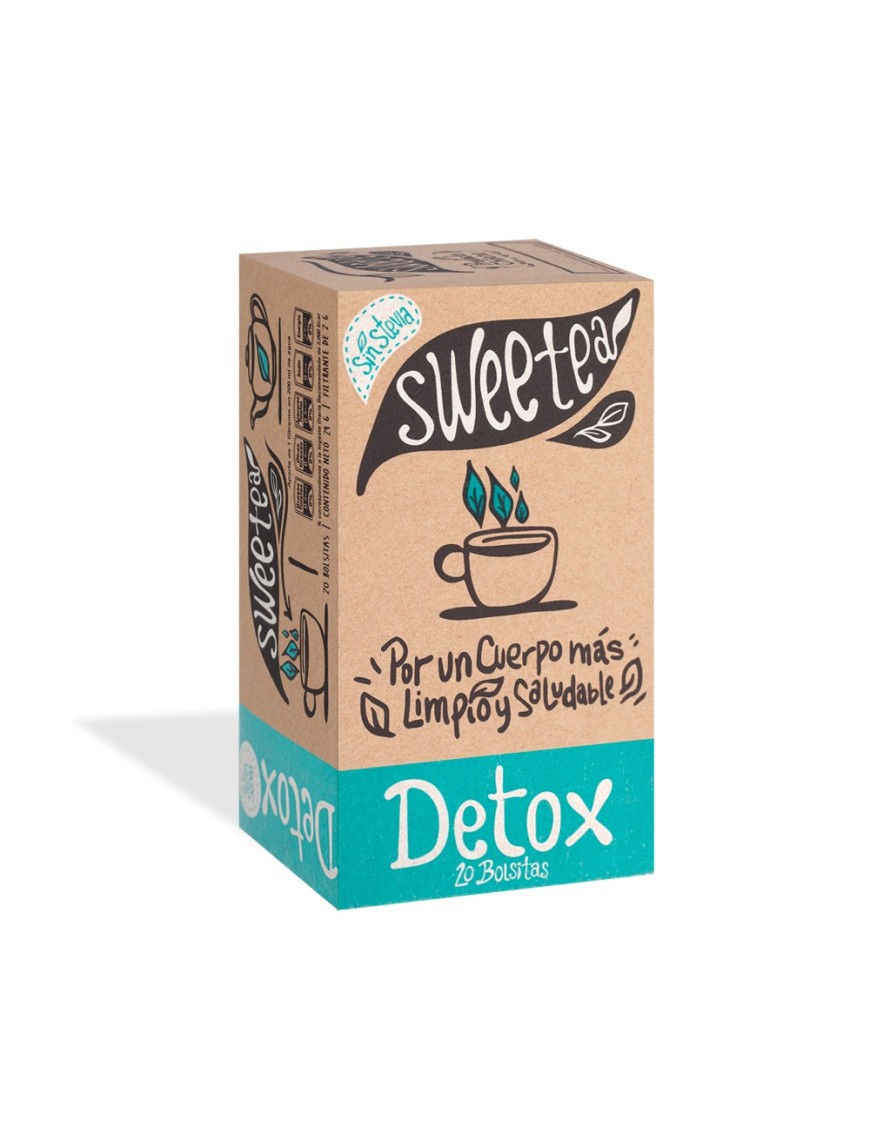 Herbal mix 2 (ex) te detox sin stevia 20 sobres Marca Sweetea
