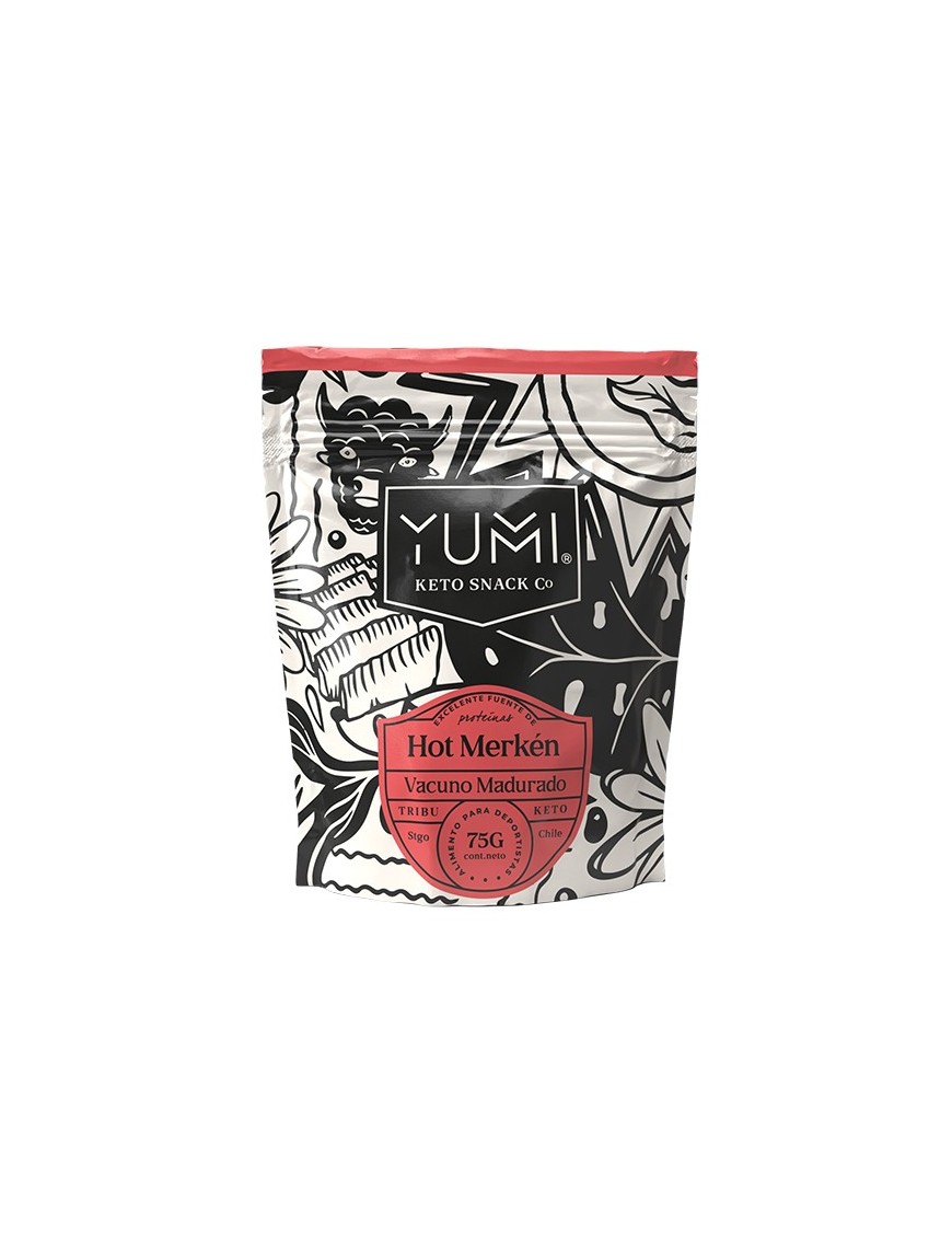 Snack keto de carne sabor merken 75 gramos Marca Yumi