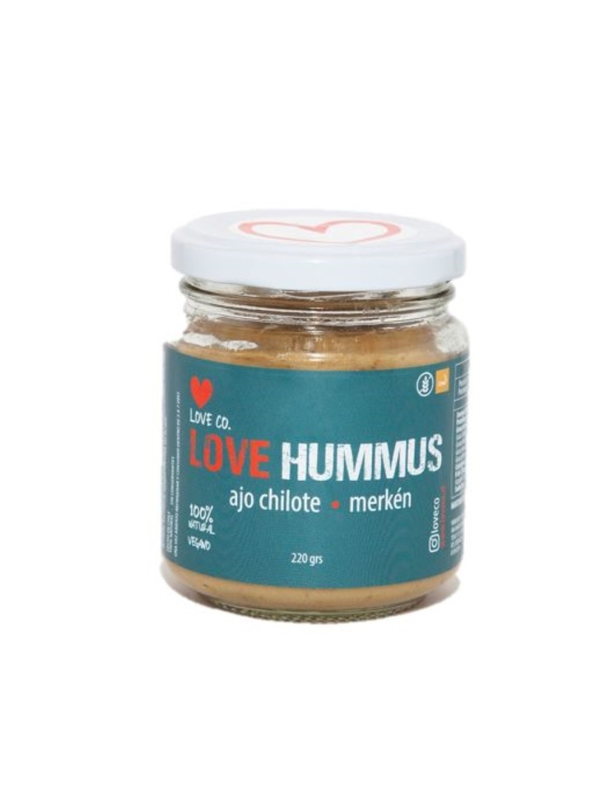 Love hummus ajo chilote 220 gramos Marca Loveco