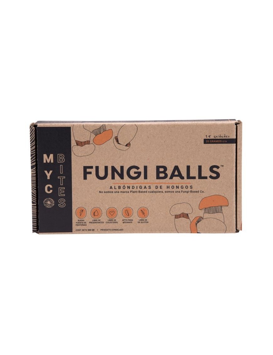 Albóndigas de hongos fungiballs 300 gramos Marca Mycobites