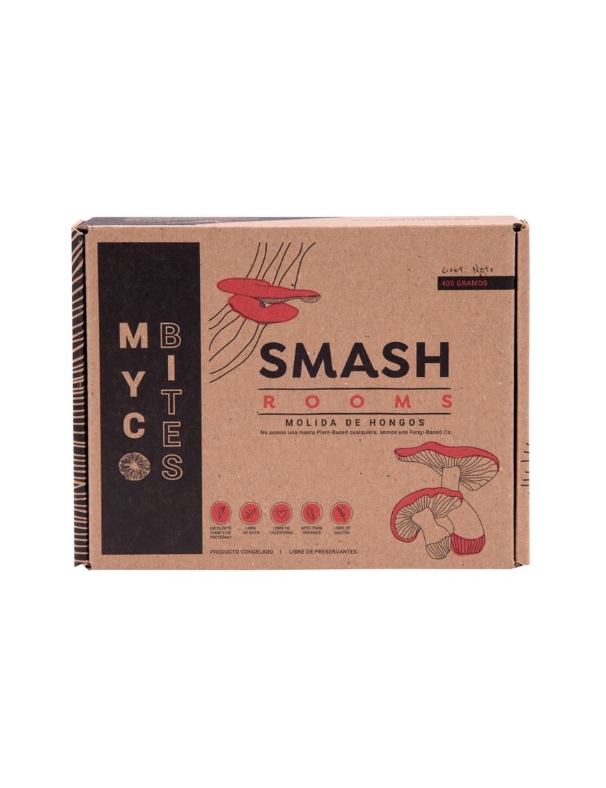 Molida de hongos smashrooms 400 gramos Marca Mycobites