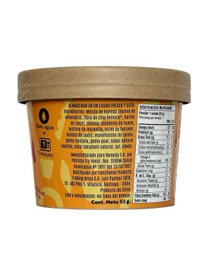 Muffin de chia sabor vainilla 52 gramos Marca Sow
