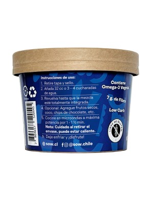 Muffin de chia sabor arandano 52 gramos Marca Sow