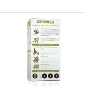 5M Tintura natural castaño claro caoba permanente en gel 170 cc Marca Naturtint