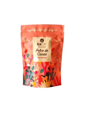 Cacao amargo en polvo 250 gramos Marca Kkoh