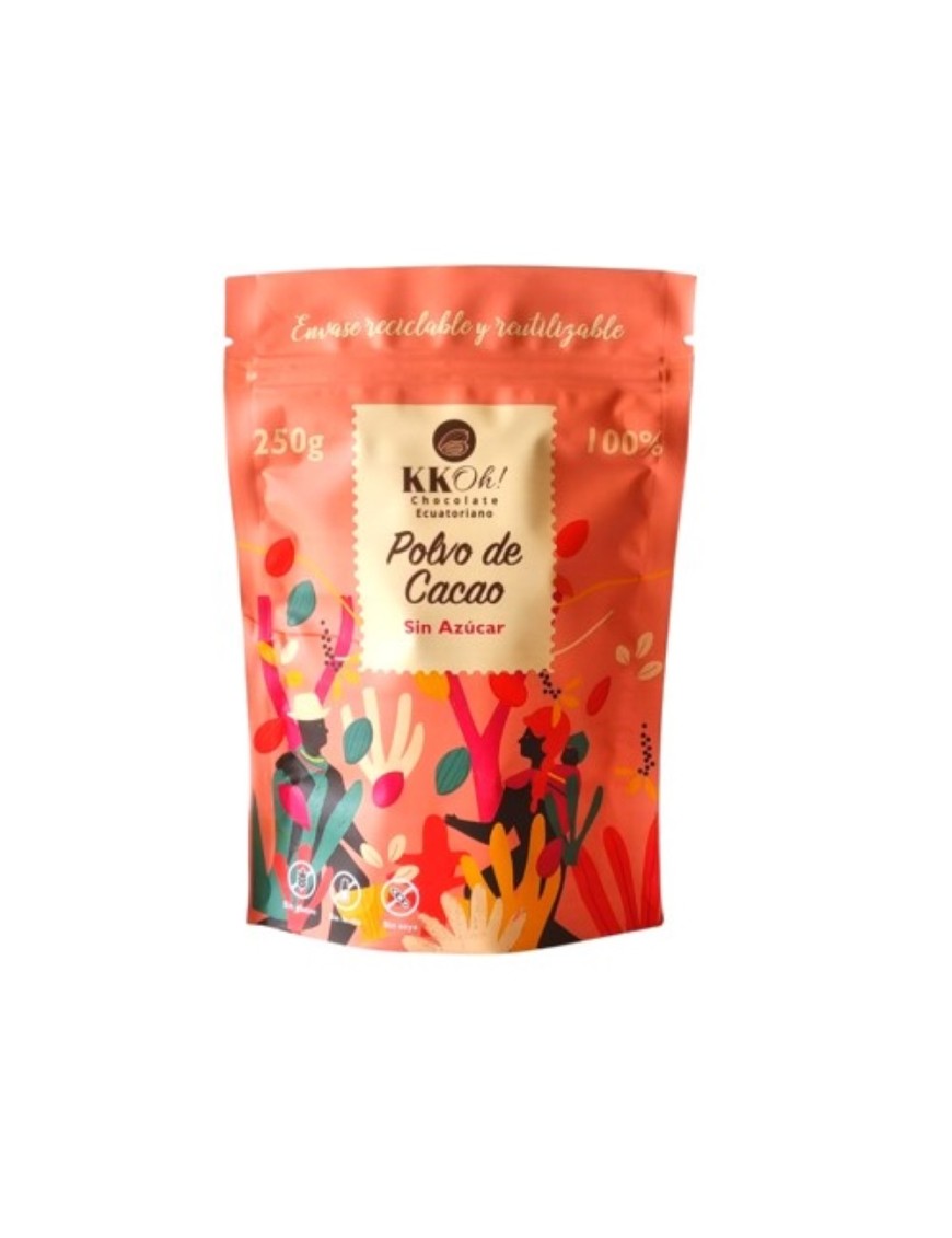 Cacao amargo en polvo 250 gramos Marca Kkoh