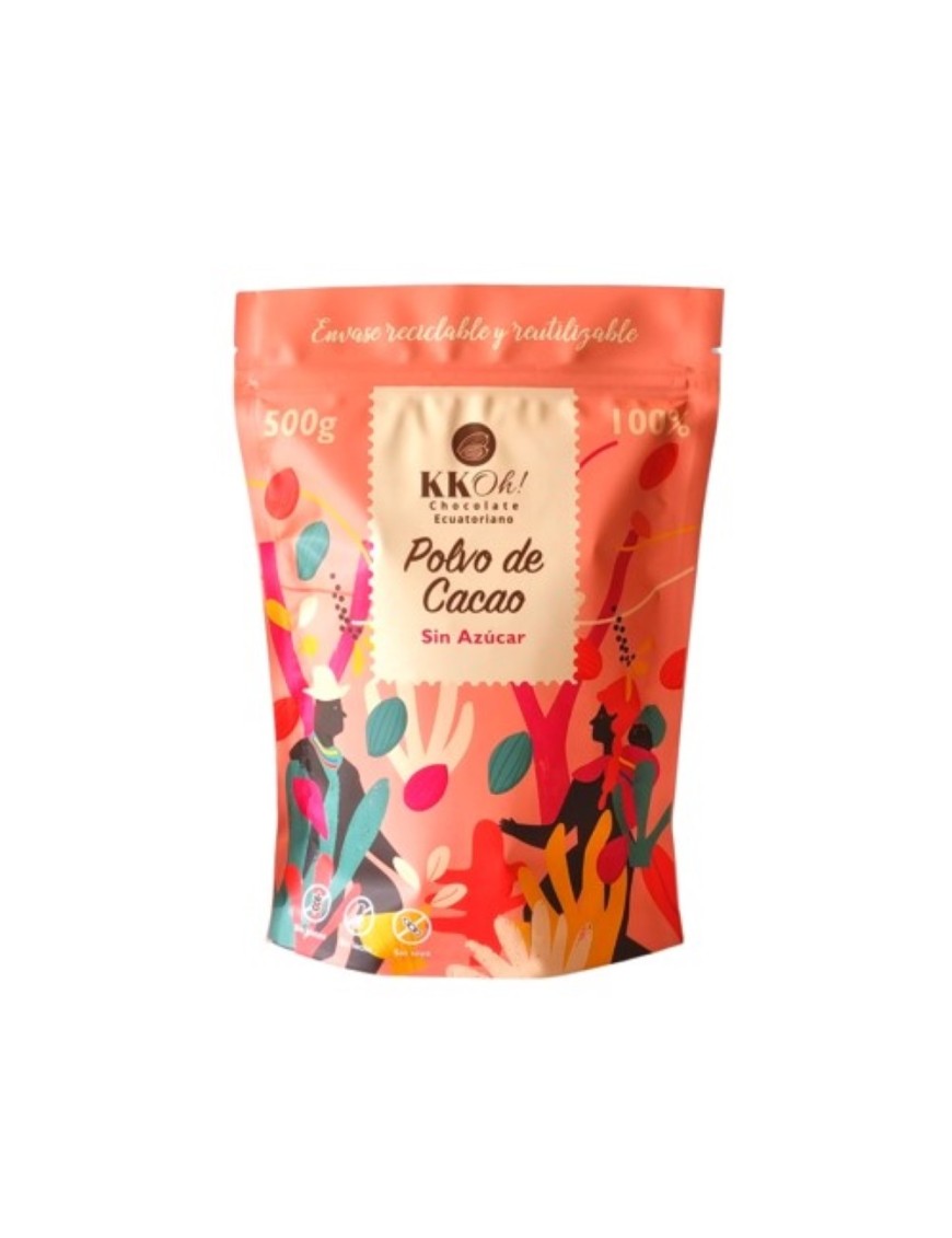 Cacao amargo en polvo 500 gramos Marca Kkoh