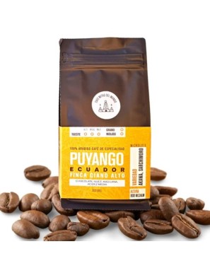 Cafe puyango en grano 300 gramos Marca Kkoh