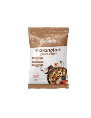 Granola choco chips 30 gramos Marca Granolin