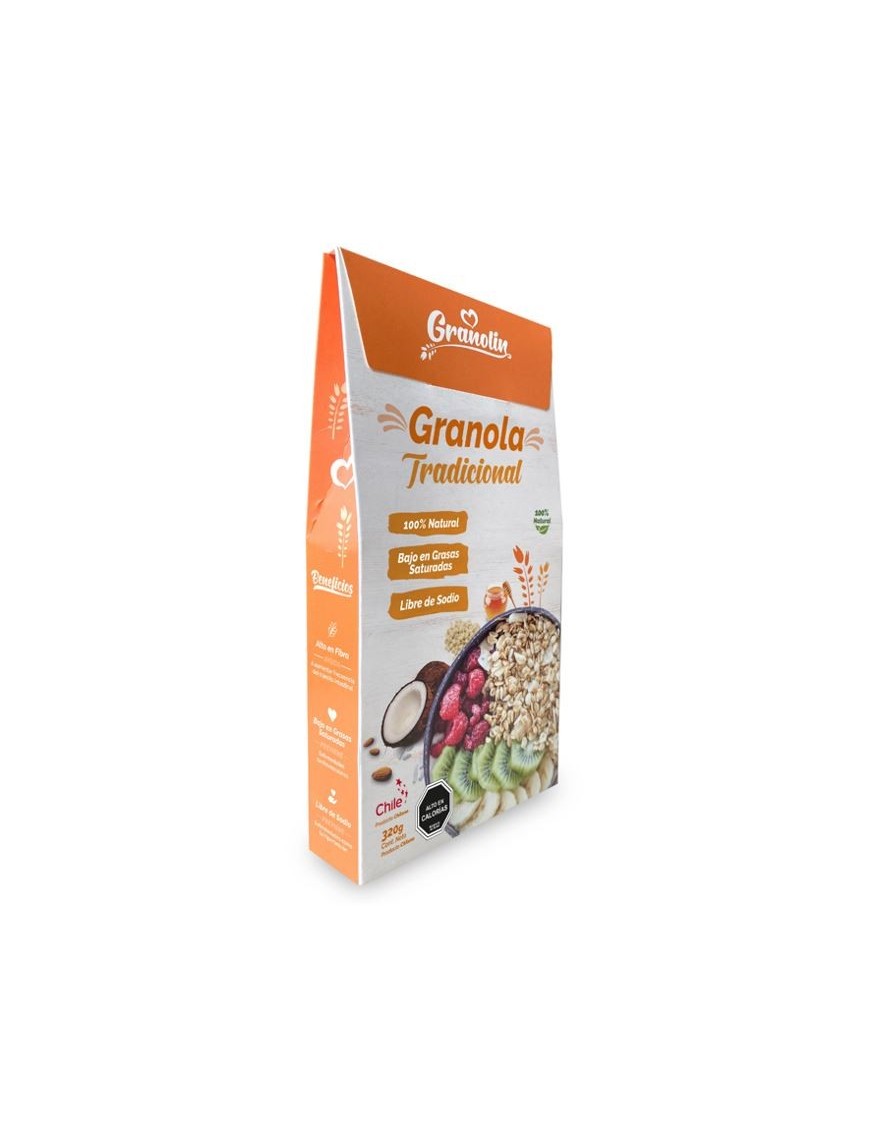 Granola tradicional 320 gramos Marca Granolin