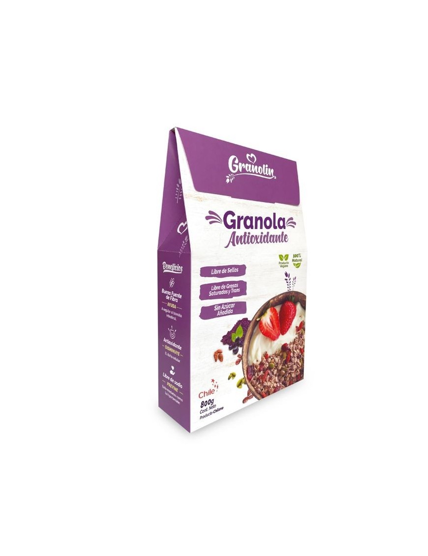 Granola antioxidante 800 gramos Marca Granolin