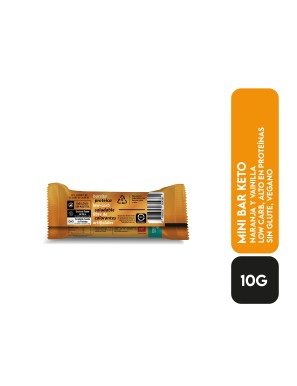 Display 20 unidades mini barra keto naranja y vainilla 10 gramos Marca Granolin