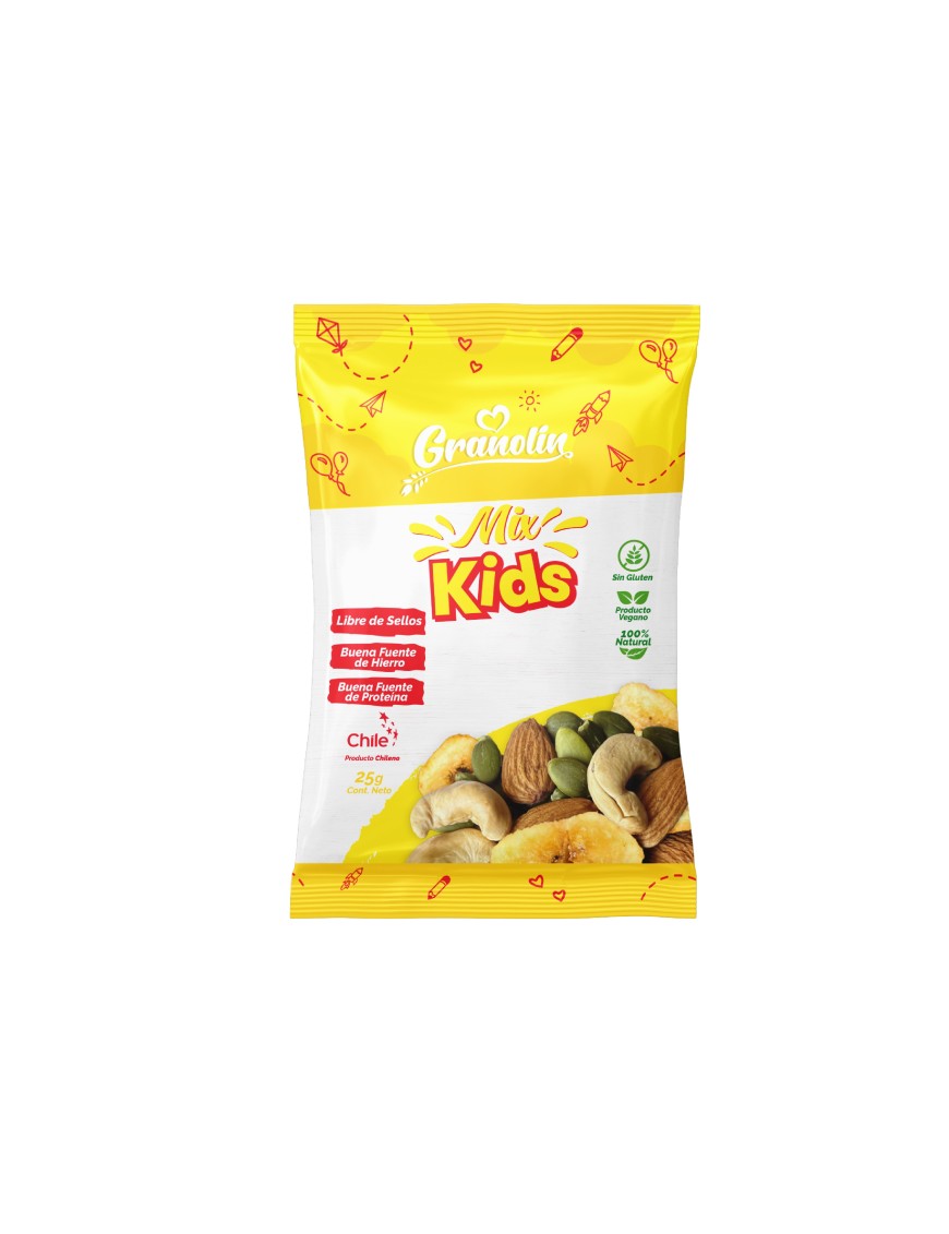 Snack kids 25 gramos Marca Granolin