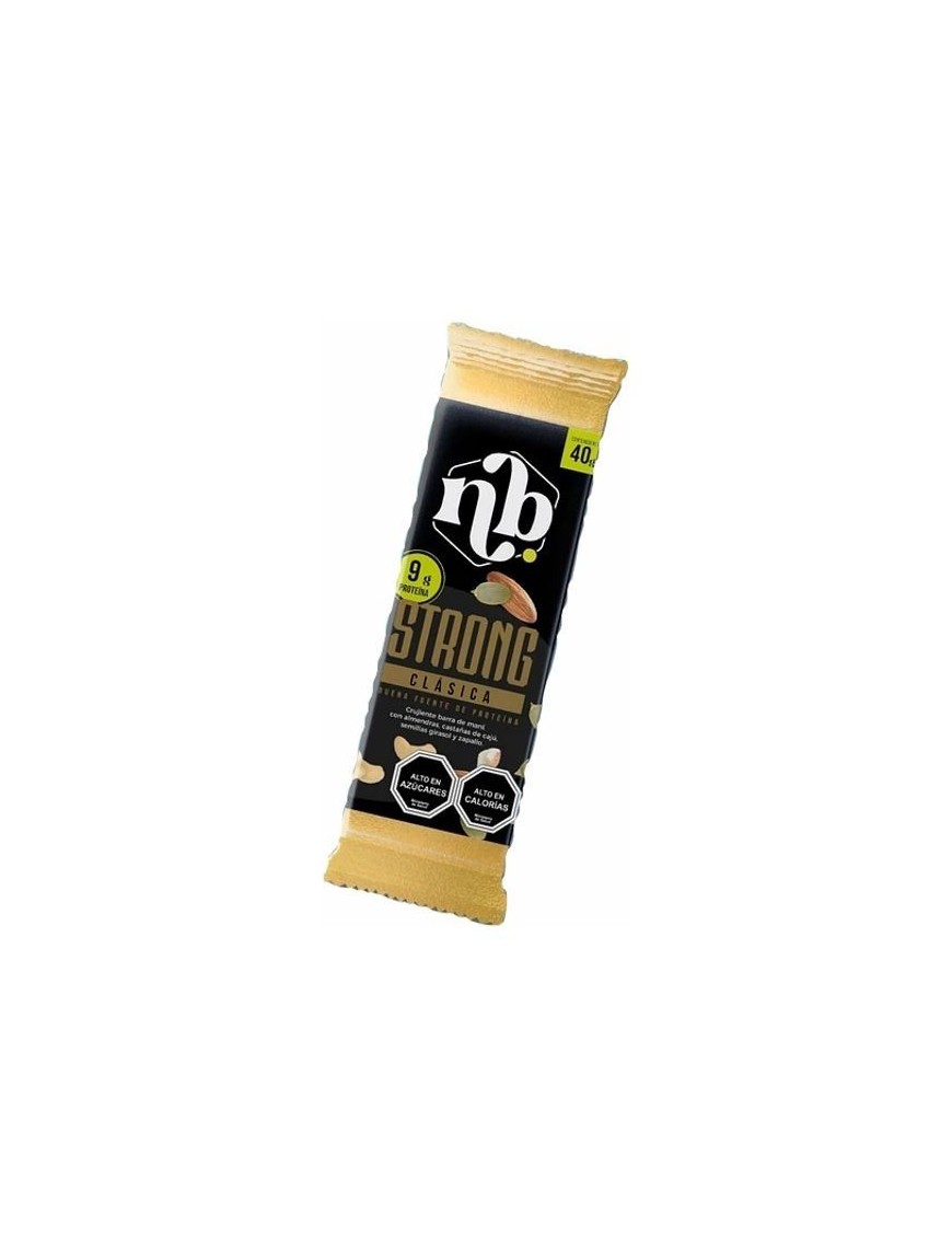 Barra de proteina strong clasica 40 gramos Marca Natural Bar