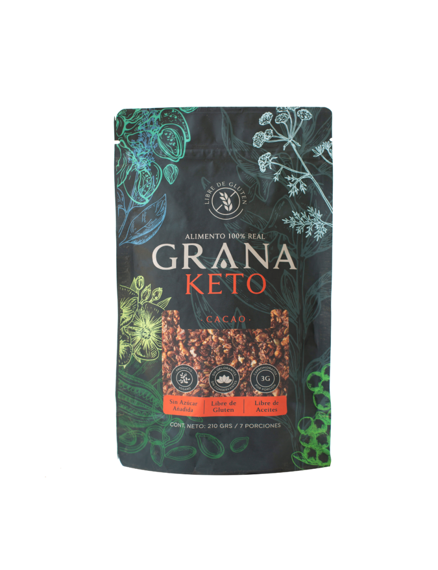 Granola keto 260 gramos Marca Grana