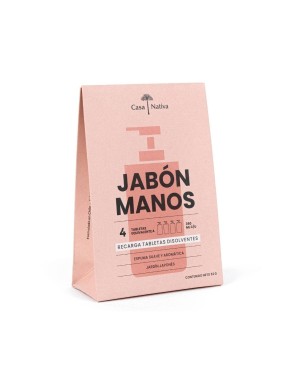 Recargas jabon espuma jardin japones 4 unidades Marca Casa Nativa