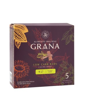 Barrita sabor cacao multipack 5 unidades de 40 gramos Marca Grana