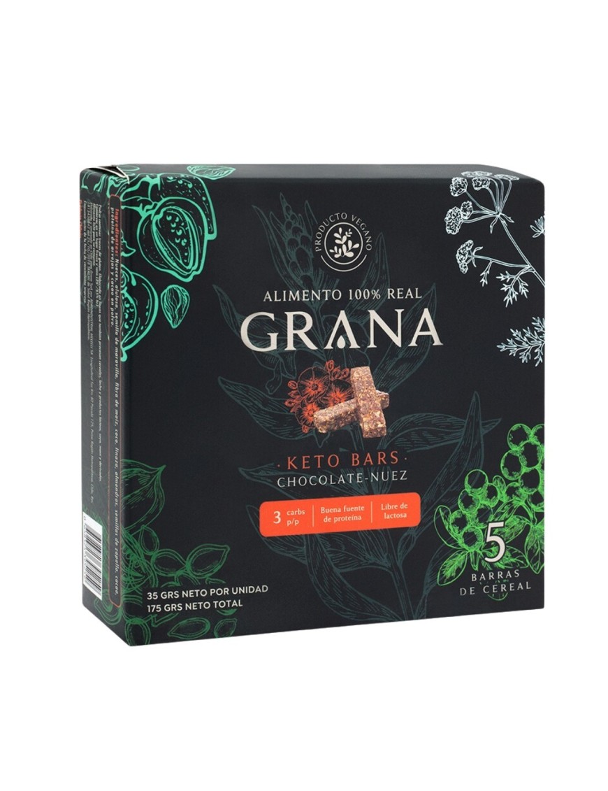 Barrita keto multipack 5 unidades de 40 gramos Marca Grana