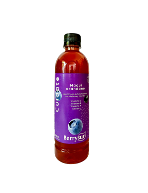 Agua fortificada maqui arandano 500 cc Marca Berrysur
