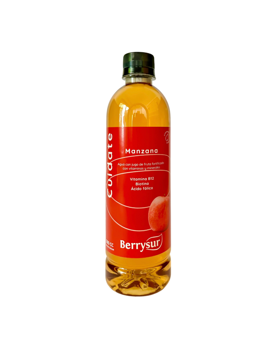 Agua fortificada manzana 500 cc Marca Berrysur