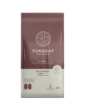 Claridad cafe molido con melena de leon polvo 250 gramos Marca Fungeat